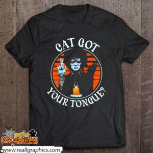 cat got your tongue halloween shirt 976 tUeG4
