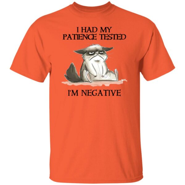 cat i had my patience tested im negative shirt cat lovers 7 gfh9fj
