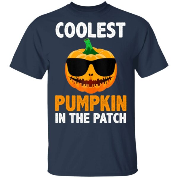 coolest pumpkin in the patch pumpkin funny halloween t shirt 3 ygagb