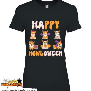 corgis dog halloween costume happy howloween shirt 809 yoShv