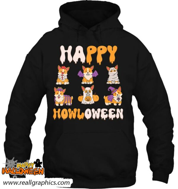corgis dog halloween costume happy howloween shirt 810 vlha2