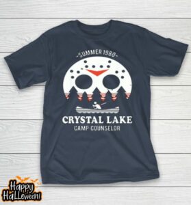 crystal lake camp counselor jason friday the 13th halloween t shirt 465 qzddjv