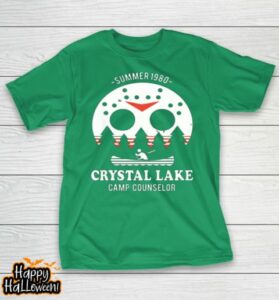 crystal lake camp counselor jason friday the 13th halloween t shirt 758 gejmhh
