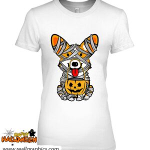 cute halloween costume welsh corgi mummy dog lover design shirt 833 tRpuK