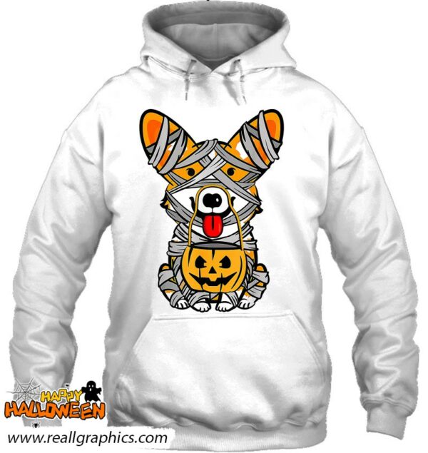 cute halloween costume welsh corgi mummy dog lover design shirt 834 vfytb