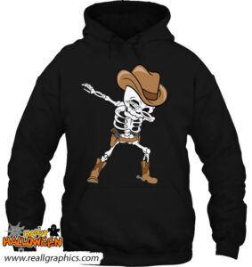 dabbing skeleton cowboy hat halloween kids dab shirt 1230 kn6ih