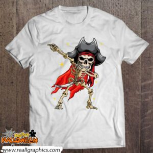 dabbing skeleton pirate halloween kids jolly roger shirt 223 lGbXR