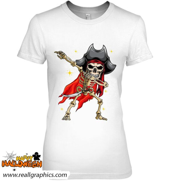 dabbing skeleton pirate halloween kids jolly roger shirt 224 znv2n