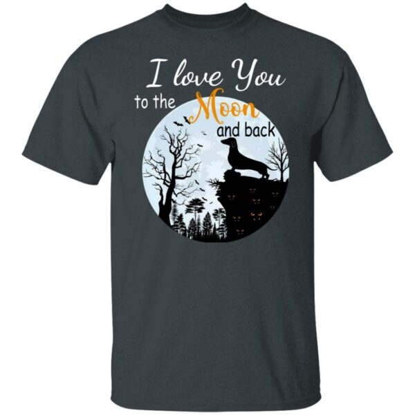 dachshund halloween i love you to the moon and back t shirt 2 b9lsa