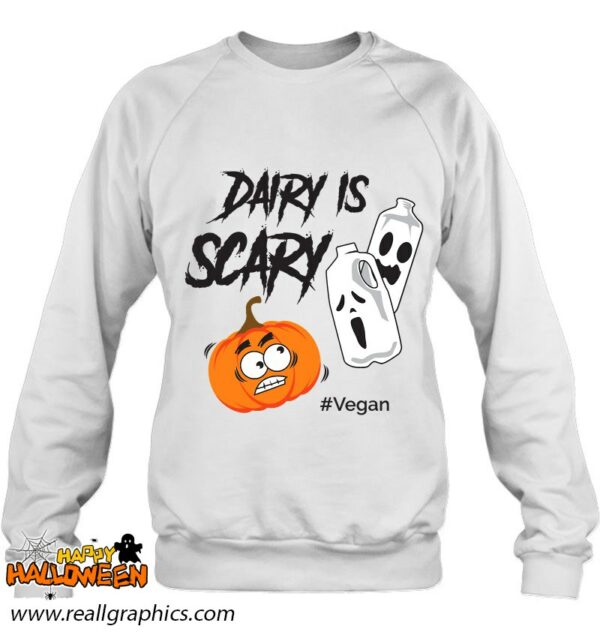 dairy is scary vegan halloween shirt pumpkin shirt 1055 jrisw