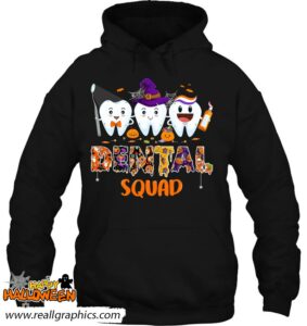 dental squad cute halloween trick or teeth pediatric dentist shirt 694 mp9k1