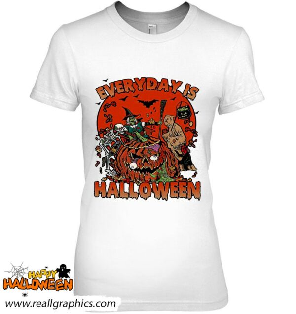 everyday is halloween horror pumpkin shirt 96 dm4u5