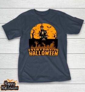 everyday is halloween scary creepy castle bats t shirt 312 cgcpls