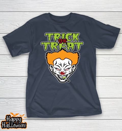 evil clown halloween scary trick or treat t shirt 311 bzi7my