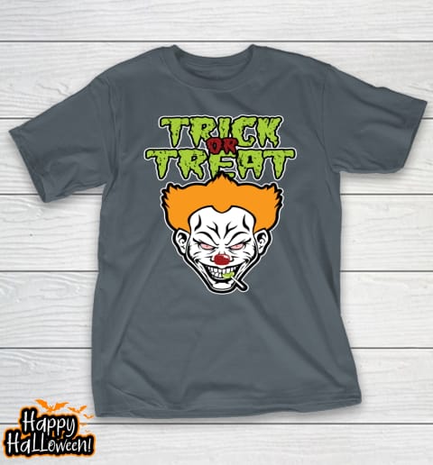 evil clown halloween scary trick or treat t shirt 460 ijsfnu