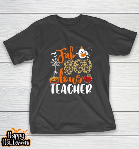 fab boo lous teacher funny boo ghost halloween gift t shirt 126 pvcrjd