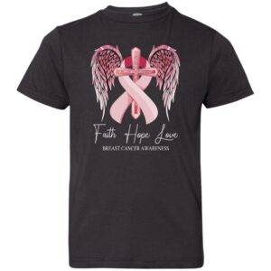 faith hope love pink ribbon breast cancer awareness shirt 2 fecsc2