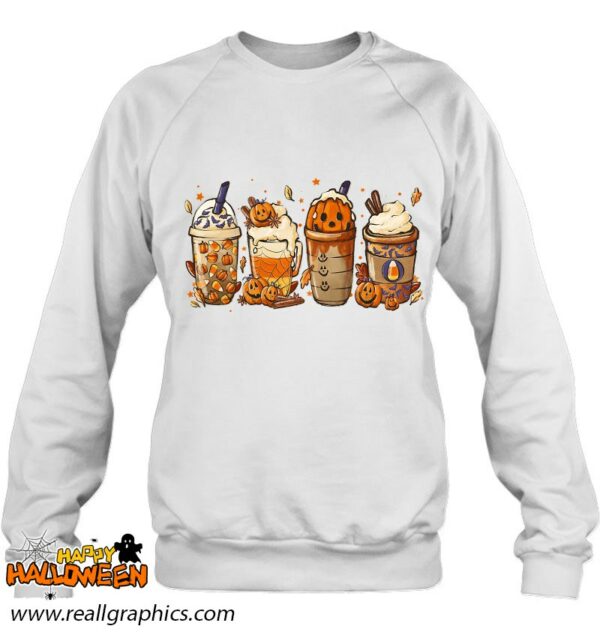 fall coffee latte pumpkin spice autumn season halloween shirt 230 1lbu4