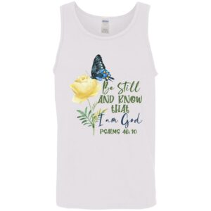 flower butterfly be still and know that i am god graphic tee shirt 10 yu9wh6
