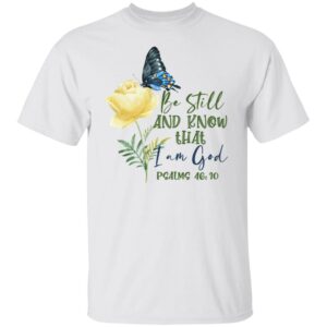 flower butterfly be still and know that i am god graphic tee shirt 1 zmlkpp