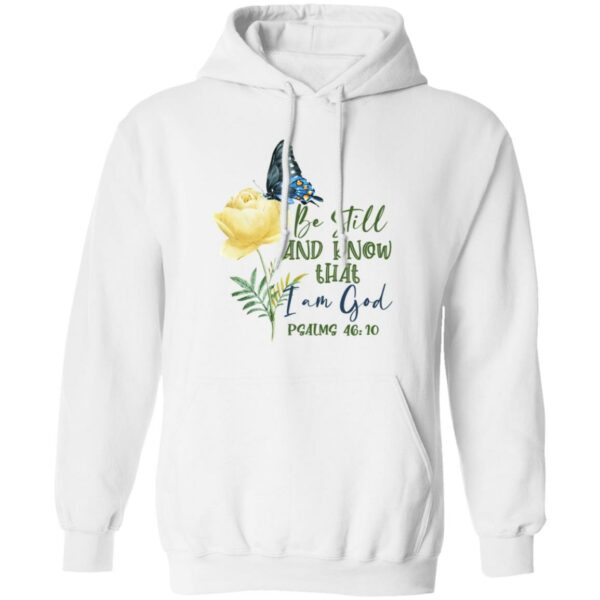 flower butterfly be still and know that i am god graphic tee shirt 2 nn6fai