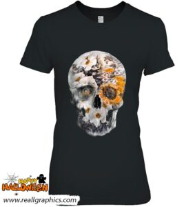 flowery skull still life halloween shirt 1300 ej9cl