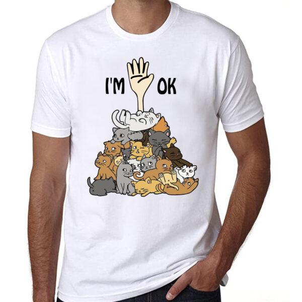 full of cats im ok for cat lover funny t shirt 1 iacgt