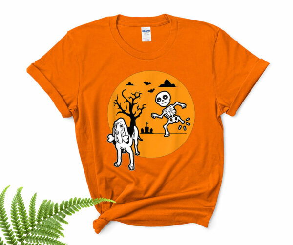 funny bloodhound skeleton bone halloween costume dog owners funny halloween shirt 4 ipwzxn