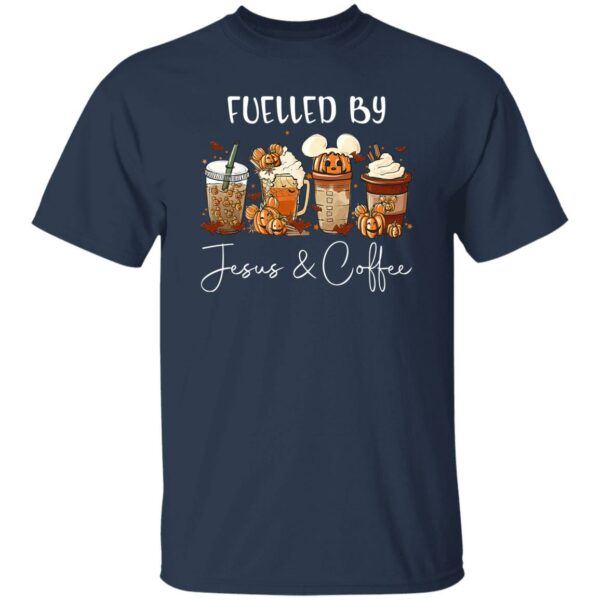 funny fueled by coffee jesus caffeine lover thanksgiving day t shirt 5 lvbzc