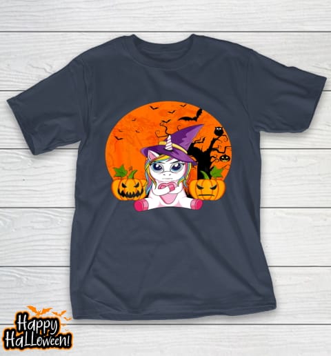 funny halloween shirt women witchy hat unicorn t shirt 296 galirf
