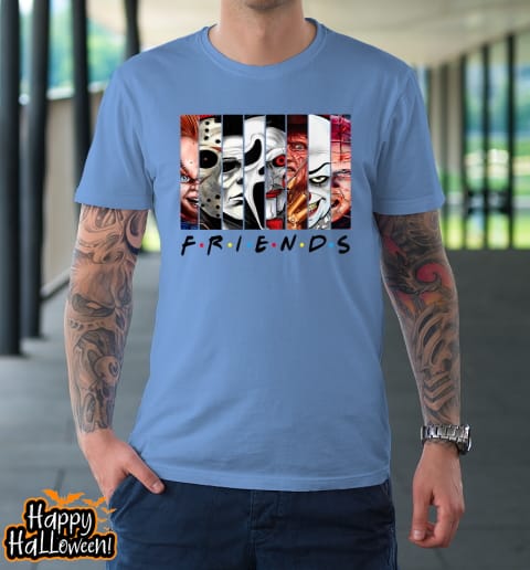 funny horror friends scary movies halloween t shirt 1024 trbgvn