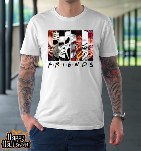 funny horror friends scary movies halloween t shirt 109 etmx9m