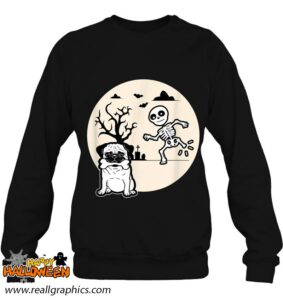 funny skeleton bone dog lovers shirt halloween pug dog shirt 859 sa7vz