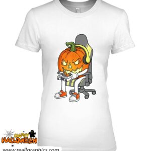 gamer halloween jackolantern scary gaming shirt 937 gXoIb