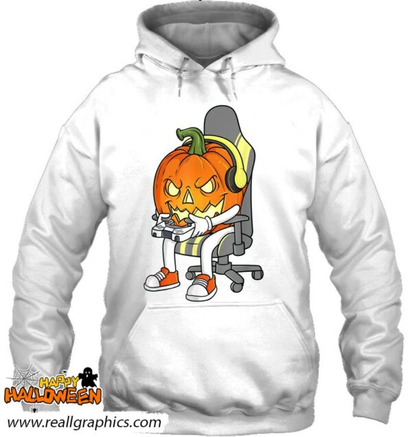 gamer halloween jackolantern scary gaming shirt 938 tsvar