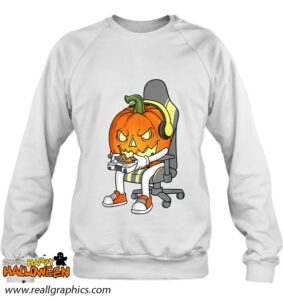 gamer halloween jackolantern scary gaming shirt 939 hdd7v