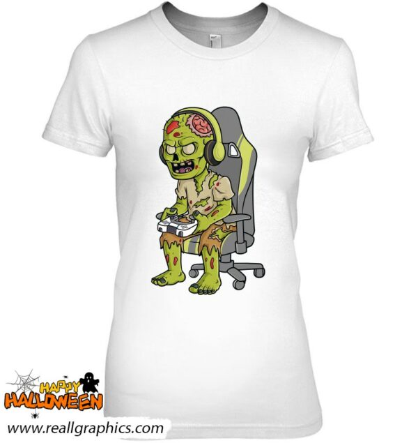 gaming halloween zombie scary gamer shirt 453 c3hyg
