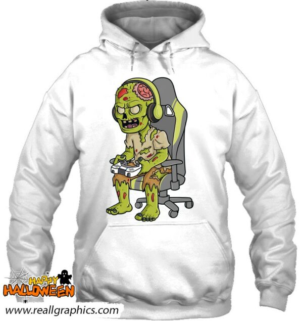 gaming halloween zombie scary gamer shirt 454 is7sz