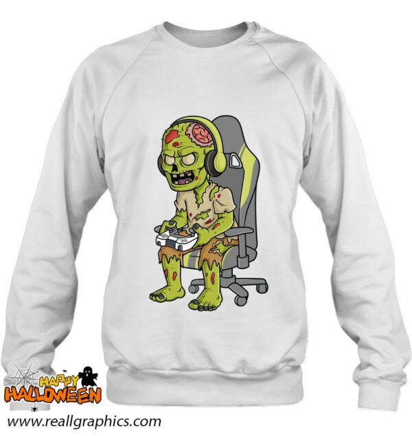 gaming halloween zombie scary gamer shirt 455 qcaja