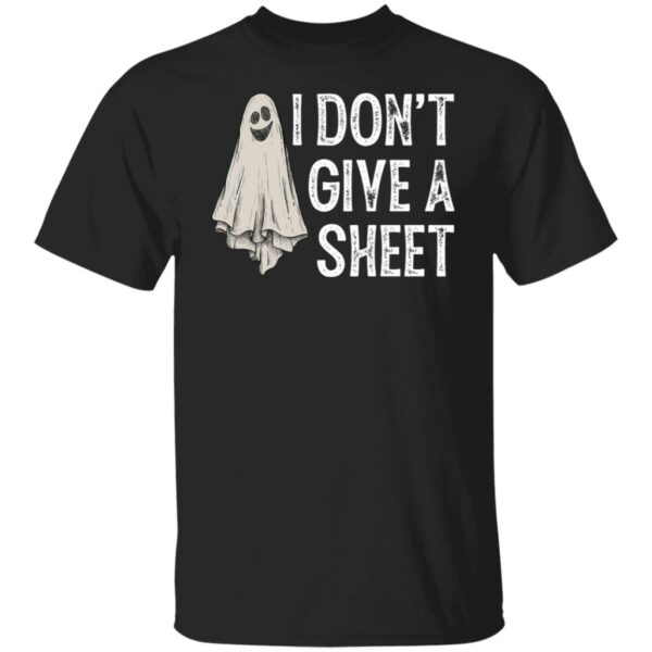 ghost i dont give a sheet funny halloween gift t shirt 2 zlocn