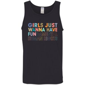 girls just wanna have fundamental human rights shirt rights shirt for women 10 ysalpd