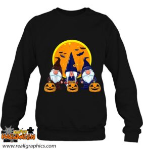 gnome witch halloween pumpkin autumn fall holiday raglan baseball shirt 711 ipr0g