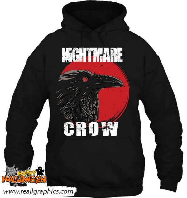 goth occult crow horror nightmares halloween shirt 414 szmig