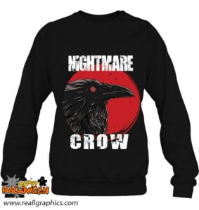 goth occult crow horror nightmares halloween shirt 415 zozdr