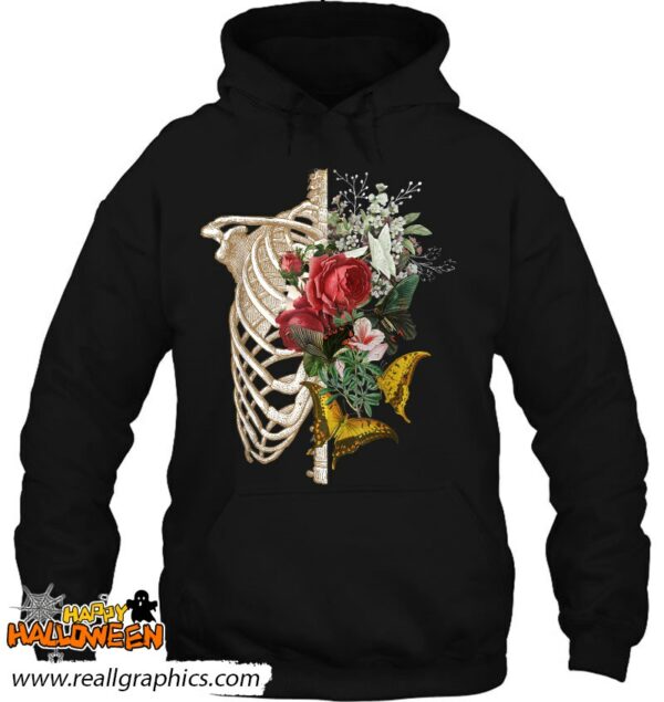 gothic skeleton floral costume halloween shirt 910 stnjw