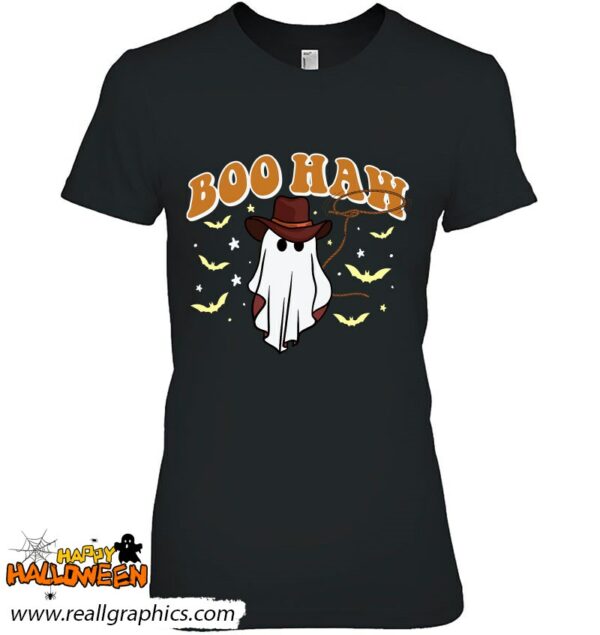 halloween boo haw ghosts cowboy cowgirl western trick treat shirt 417 vngex
