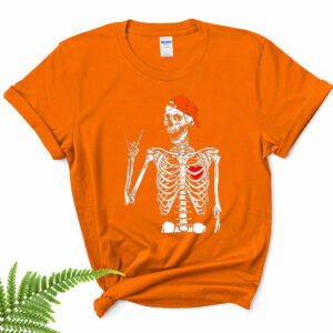 halloween costume rocker rocker skeleton hand rock shirt 12 fvnddb