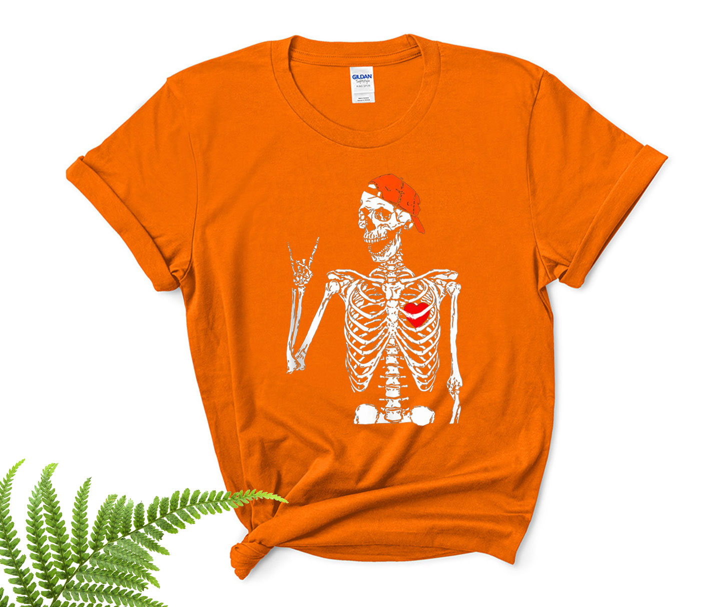 Halloween Costume Rocker Rocker Skeleton Hand Rock Shirt
