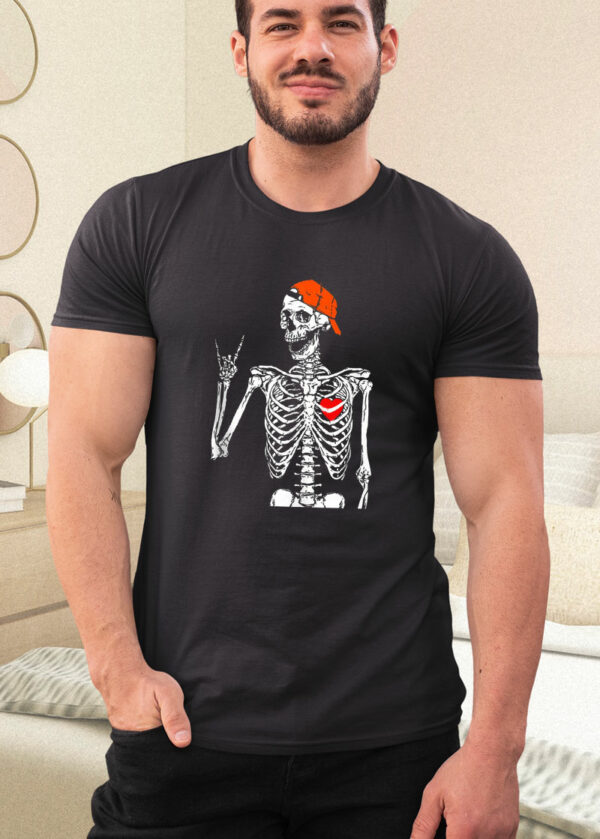 halloween costume rocker rocker skeleton hand rock shirt 98 vesynj