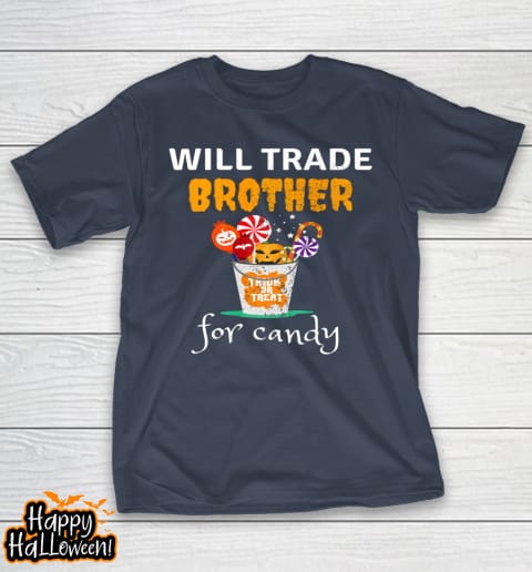 Halloween Family Matching Will Trade Brother Funny Sibling Shirt